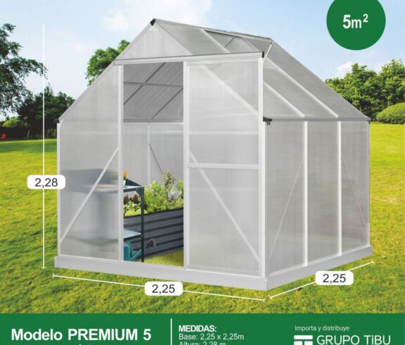 Invernadero Prefabricado, Modelo PREMIUM 5
